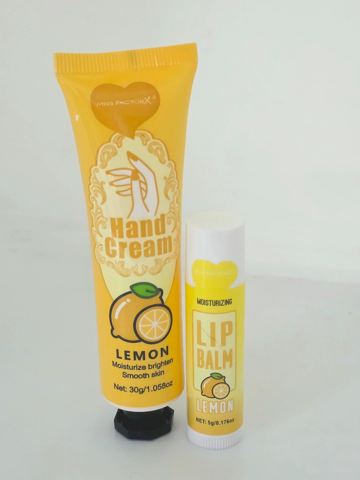 Set 1- Hand Cream + Lip Balm