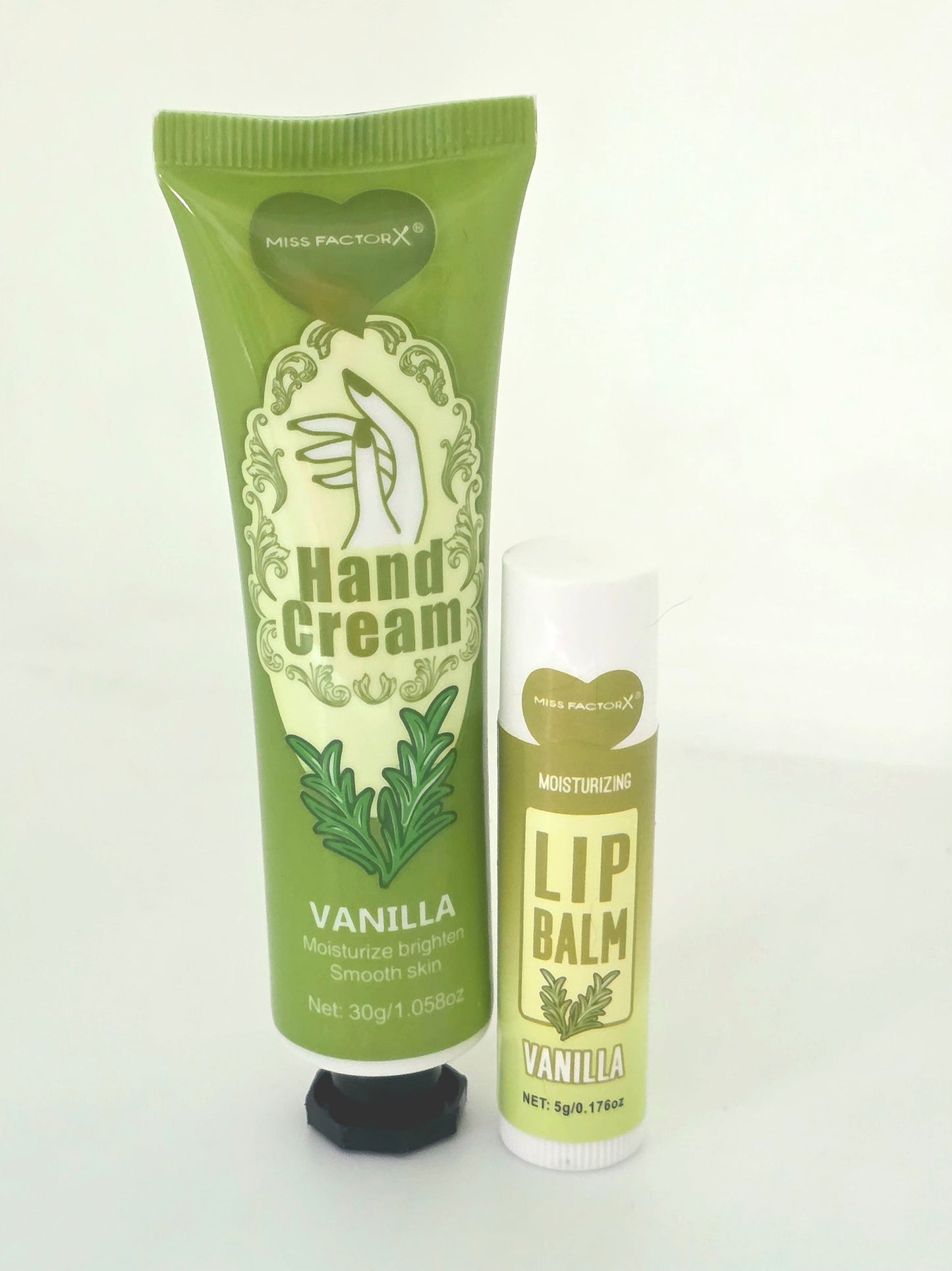 Set 1- Hand Cream + Lip Balm