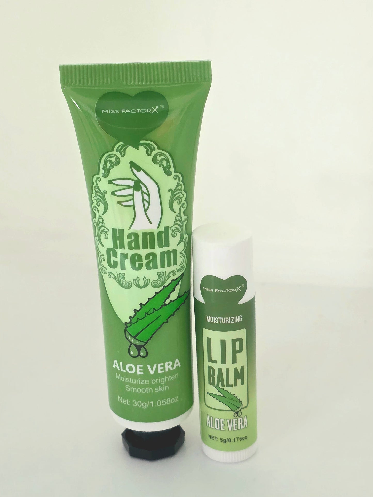 Set 1- Hand Cream + Lip Balm