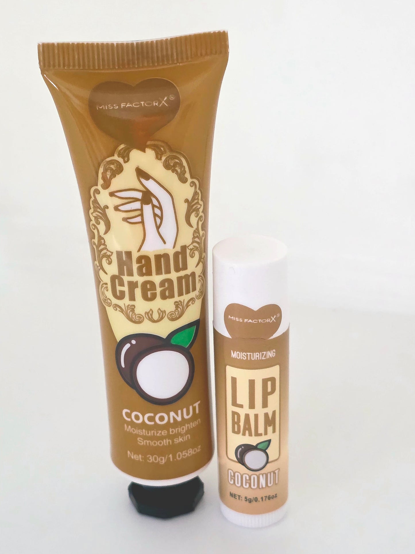 Set 1- Hand Cream + Lip Balm