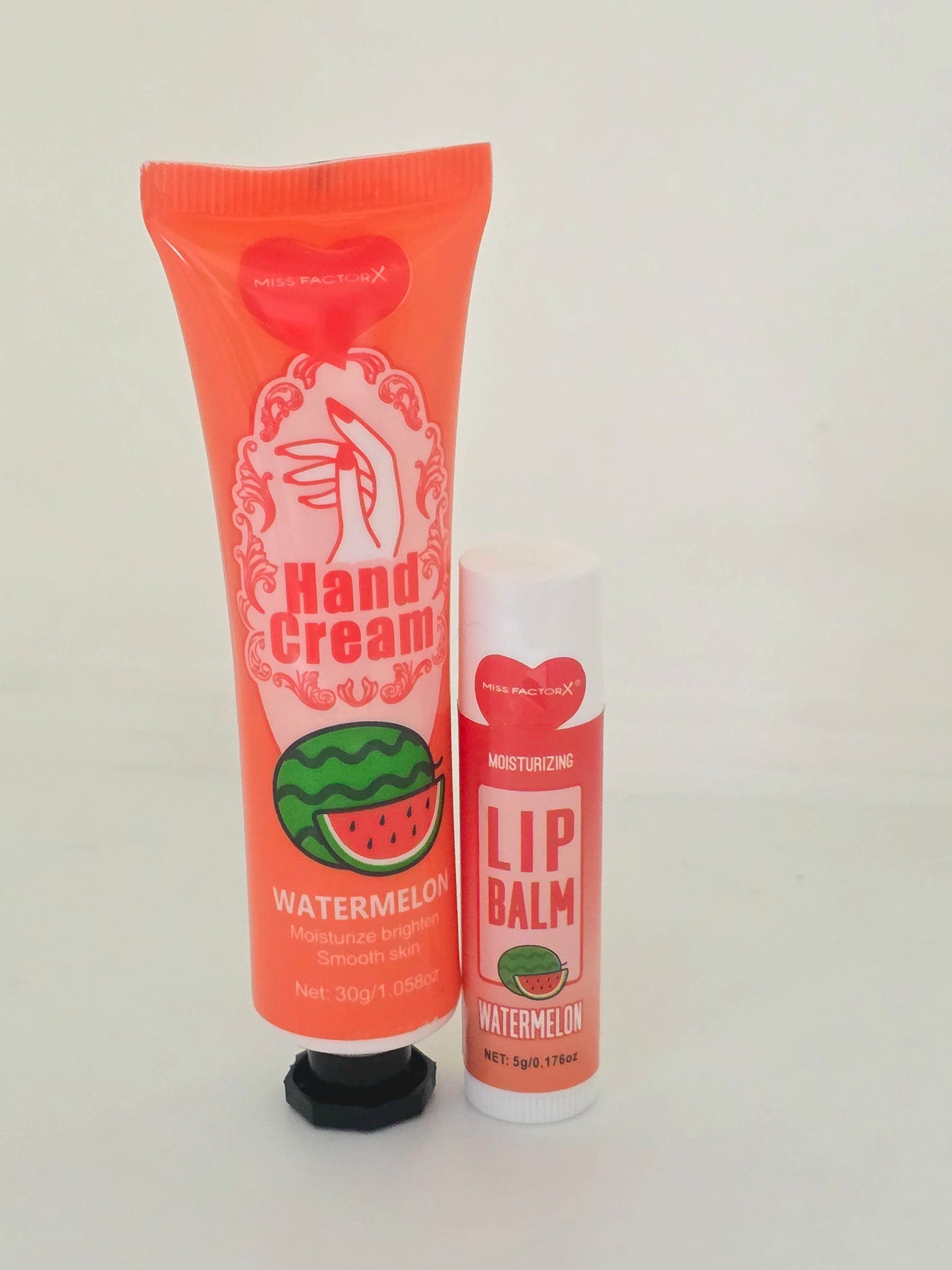 Set 1- Hand Cream + Lip Balm