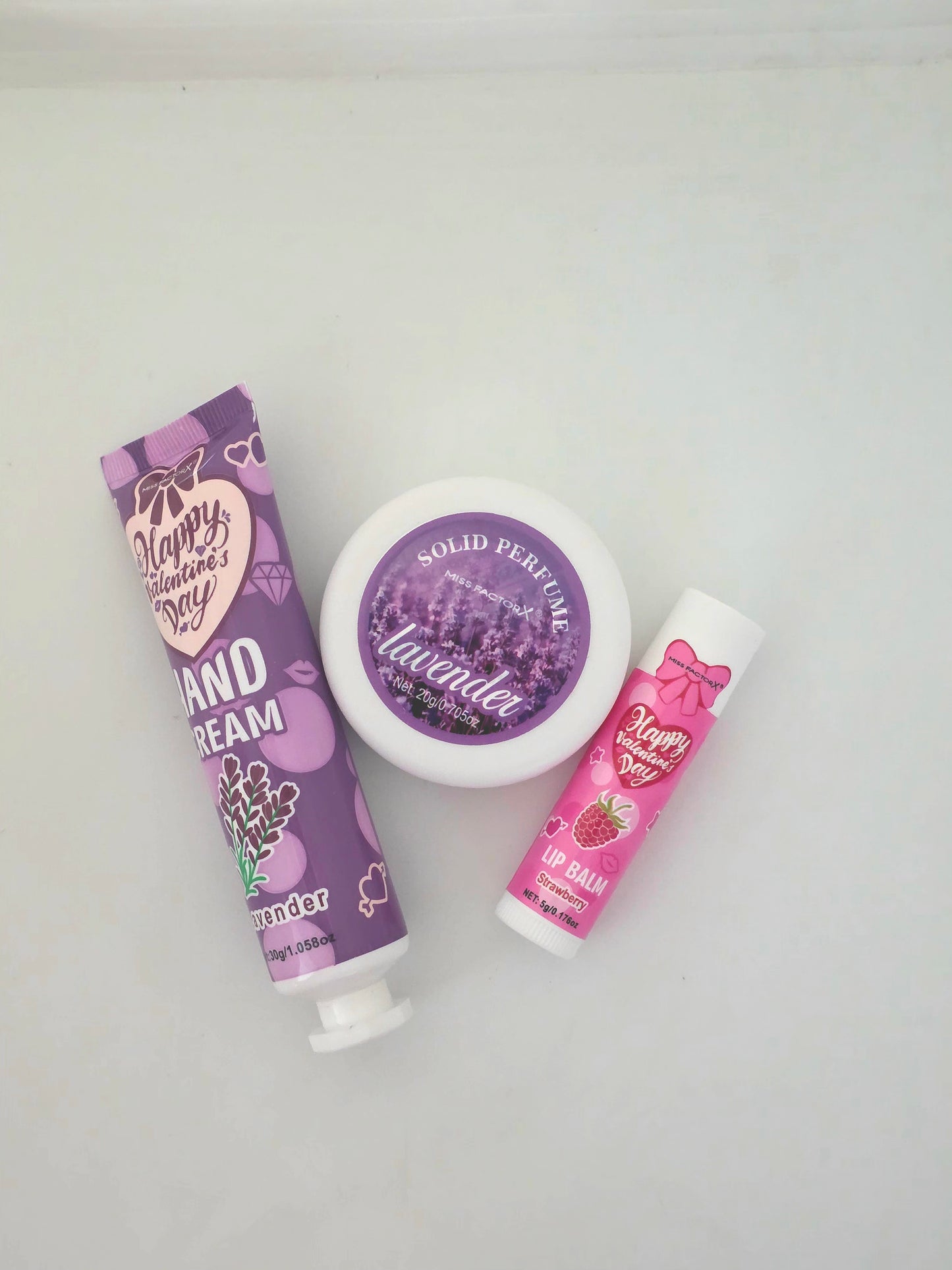 Set 2 - Solid Perfume + Hand Cream + Lip Balm