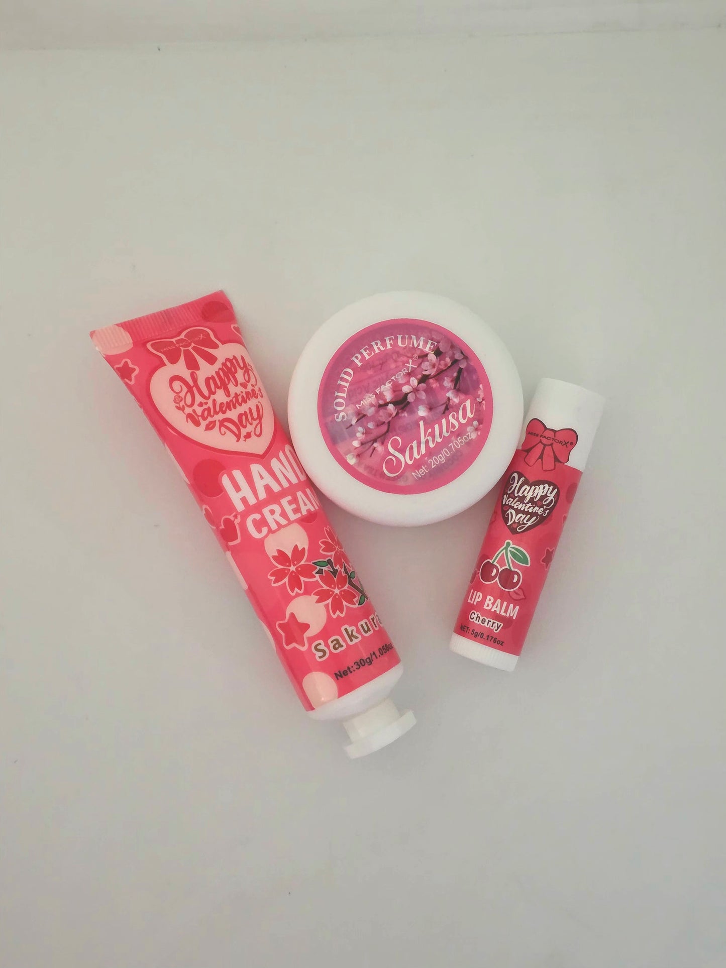 Set 2 - Solid Perfume + Hand Cream + Lip Balm