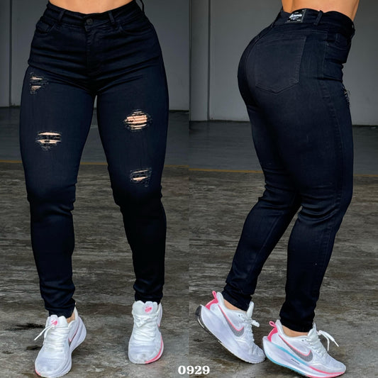 Jean Mujer Negro -REF: G-0929