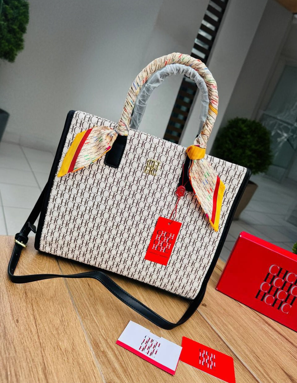Bolso Grande CH -Crema