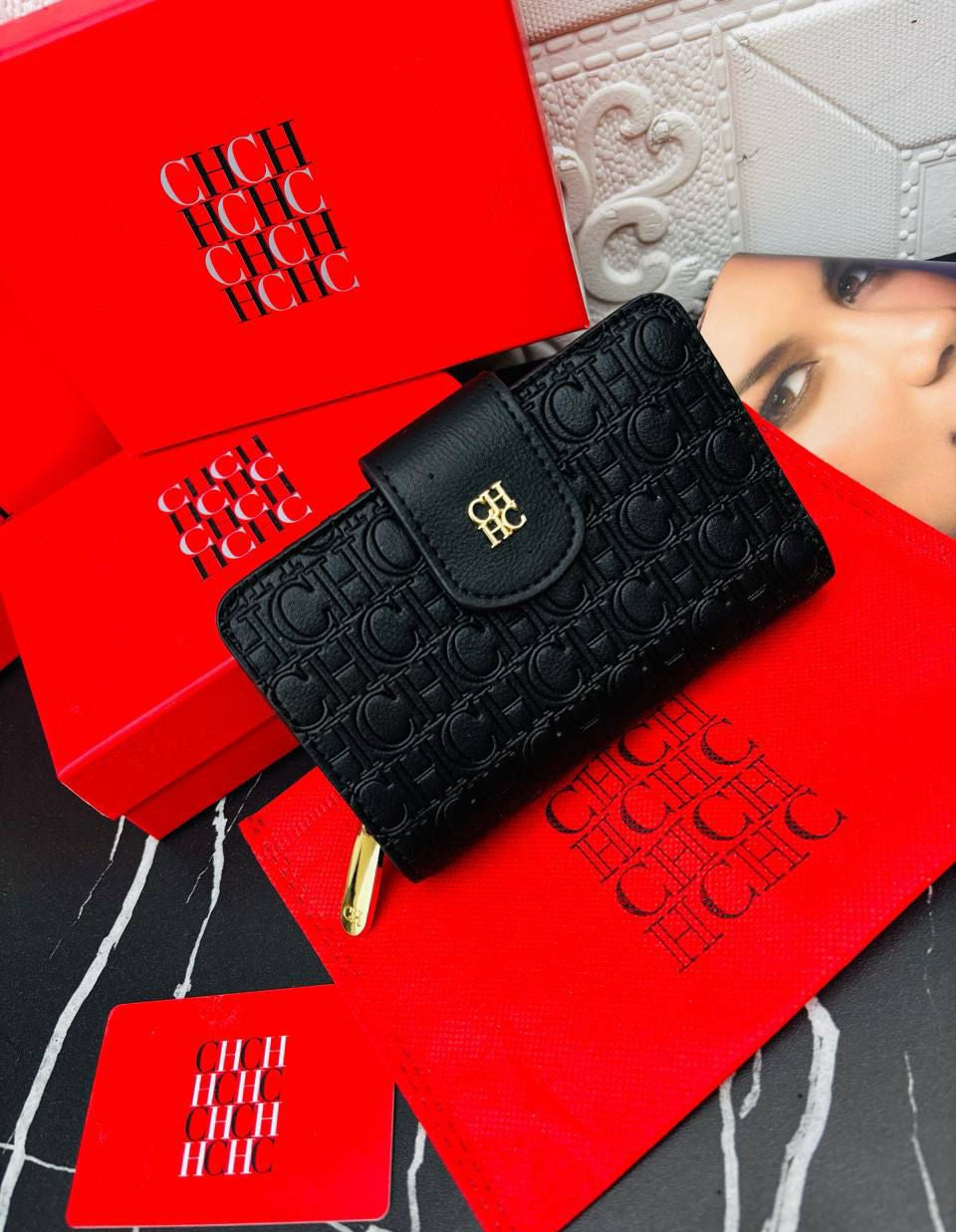 Billetera Mediana Mujer CH -Negro