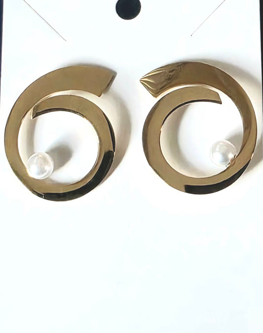 Arete Espiral Dorado